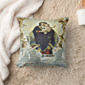 ヴァージンウィズエンジェルズブーゲロー クッション (ブランケット)