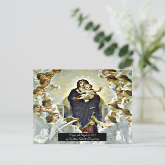 ヴァージンウィズエンジェルズブーゲロー ポストカード (スタンド正面)