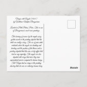 ヴァージンウィズエンジェルズブーゲロー ポストカード (裏面)