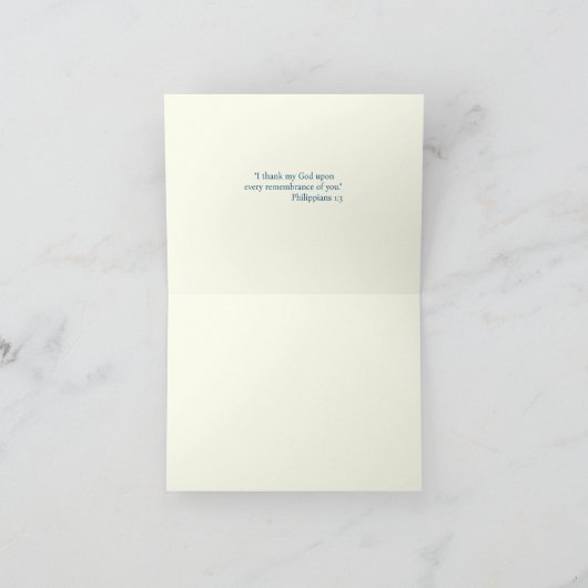 ヴァージンエレガントメアリー宗教カトリックフローラ シーズンカード (内部)