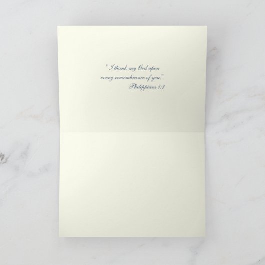 ヴァージンエレガントメアリー宗教カトリックフローラ シーズンカード (内部)