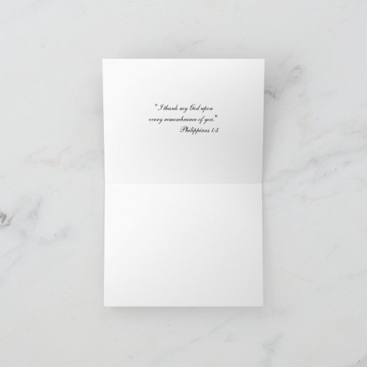 ヴァージンエレガントメアリー宗教カトリックフローラ シーズンカード (内部)