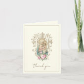 ヴァージンエレガントメアリー宗教カトリックフローラ シーズンカード (正面)