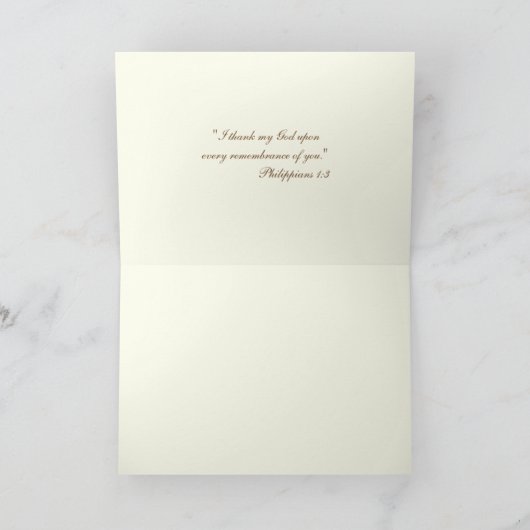 ヴァージンエレガントメアリー宗教カトリックフローラ シーズンカード (内部)