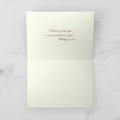 ヴァージンエレガントメリー宗教的カトリックフローラホリ シーズンカード (内部)