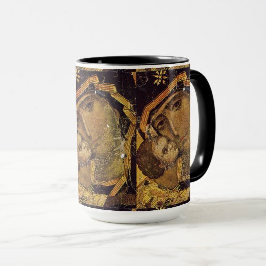 ヴァージンオブキエフウクライナマドンナムグクローズアップ マグカップ (正面右)