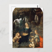 ヴァージンオブザロックズバイレオナルドダヴィンチポストカード ポストカード (正面/裏面)