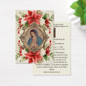 ヴァージンクリスマスグアダルーペスペインの葬儀祈りの言葉 (デスク)