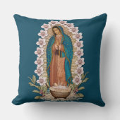 ヴァージングアダループカトリックベビーイエス クッション (正面)