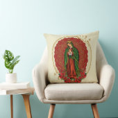 ヴァージングアダループカトリック聖降誕祭ポイントセッティア クッション (椅子)