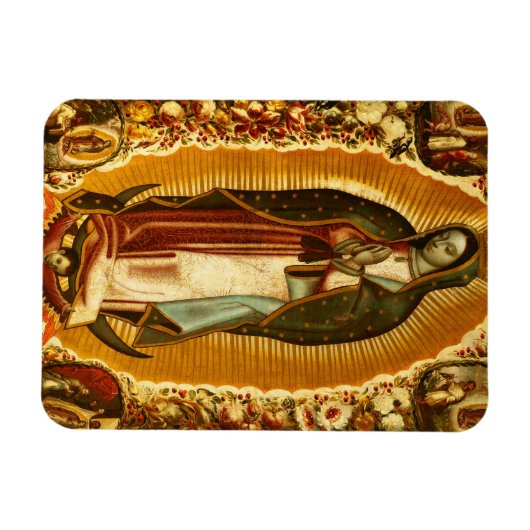 ヴァージングアダルーペ我々の女性の母メアリー磁石 マグネット (横)