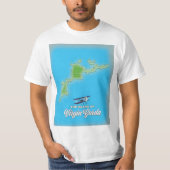 ヴァージンゴルダの地図 Tシャツ (正面)