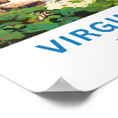 ヴァージンゴルダブリティッシュヴァージンアイランズトラベルプリント ポスター (角)