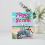 ヴァージンゴルダブリティッシュヴァージン諸島 ポストカード (スタンド正面)