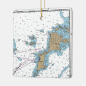 ヴァージンゴルダBVIチャート セラミックオーナメント (左)