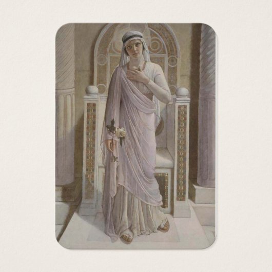 ヴァージンスペインのメアリー祈りの言葉メモリアレホリーカード (正面)