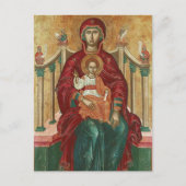 ヴァージンブレフォクラトーザがツァネスにより即位 ポストカード (正面)