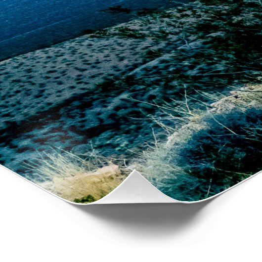 ヴァージンマウンテンズサンセットツヤ ポスター (コーナー)