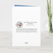 ヴァージンママリーカソリック誕生日 カード (裏面)