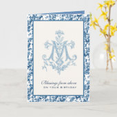 ヴァージンママリーカソリック誕生日 カード (黄色い花)