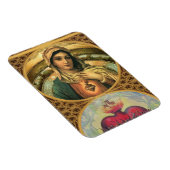 ヴァージンマリアとイエスの聖なるハート マグネット (右側)