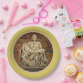 ヴァージンマリアとキリスト・ピエタバイミケランジェロ ペーパープレート (パーティー)