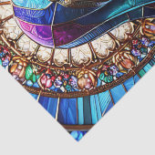 ヴァージンマリアとベビーイエズスのステンドグラス 薄葉紙 (詳細)