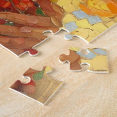 ヴァージンマリアとベビーイエズス印象派 ジグソーパズル (側面)