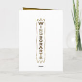 ヴァージンマリアと子イエスのイコン シーズンカード (裏面)