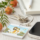 ヴァージンマリアと子イエス キーホルダー (正面右)