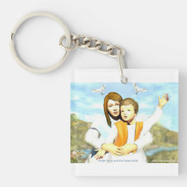 ヴァージンマリアと子イエス キーホルダー