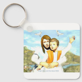 ヴァージンマリアと子イエス キーホルダー