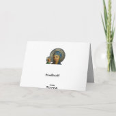 ヴァージンマリアと子イエス シーズンカード (裏面)