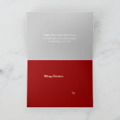 ヴァージンマリアと子イエス シーズンカード (内部)