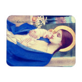 ヴァージンマリアと子バイマリアンストークス マグネット (横)