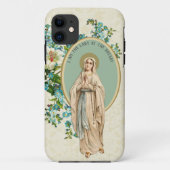 ヴァージンマリアファティマホリーロザリオ宗教フローラ Case-Mate iPhoneケース (裏面)