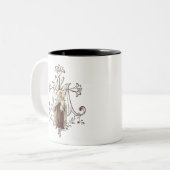 ヴァージンマリア宗教カトリック山カルメル ツートーンマグカップ (正面左)