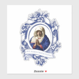 ヴァージンマリア宗教万歳マリアinラテン シール