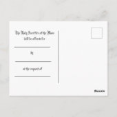 ヴァージンマリイエスカトリック大量献金 ポストカード (裏面)