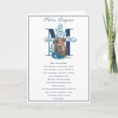 ヴァージンマリイエスカトリック祈りの言葉宗教 カード (正面)