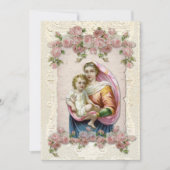 ヴァージンマリーカトリック宗教悔やみや弔慰弔慰 サンキューカード (正面)