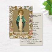 ヴァージンマリーカトリック葬儀祈りの言葉神聖カード (デスク)