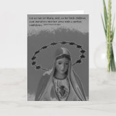 ヴァージンマリーセントフランシス引用文 カード (正面)