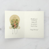 ヴァージンマリーバラカトリック尼僧宗教生命ホリ シーズンカード (内部)