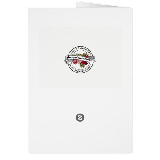 ヴァージンマリー宗教ヴィンテージフローラ悔やみや弔慰 (裏面)