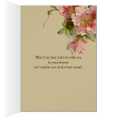 ヴァージンマリー宗教ヴィンテージフローラ悔やみや弔慰 (内側 (右))