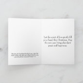 ヴァージンマリー、エンゼルス、ベビーイエスクリスマスカード シーズンカード (内部)