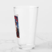 ヴァージンメアリとベビーイエスと赤いチャルーブ タンブラーグラス (左)