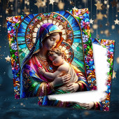 ヴァージンメアリとベビーイエス | 宗教的なクリスマス カード