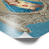 ヴァージンメアリエレガントー無垢ハート宗教 フォトプリント            (角)